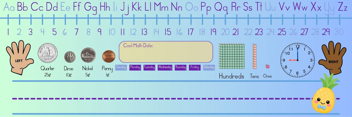 Personalized Name Plate - 1st grade