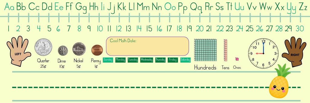 Personalized Name Plate - 1st grade