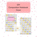 Personalized Smiley Supplies Notebook Cover - DIY