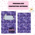 Personalized Spooky Season Notebook Cover Sticker - DIY